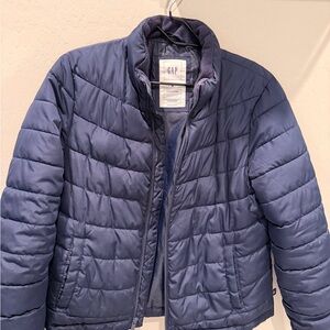 GAP Cold Control Navy Puffer Jacket